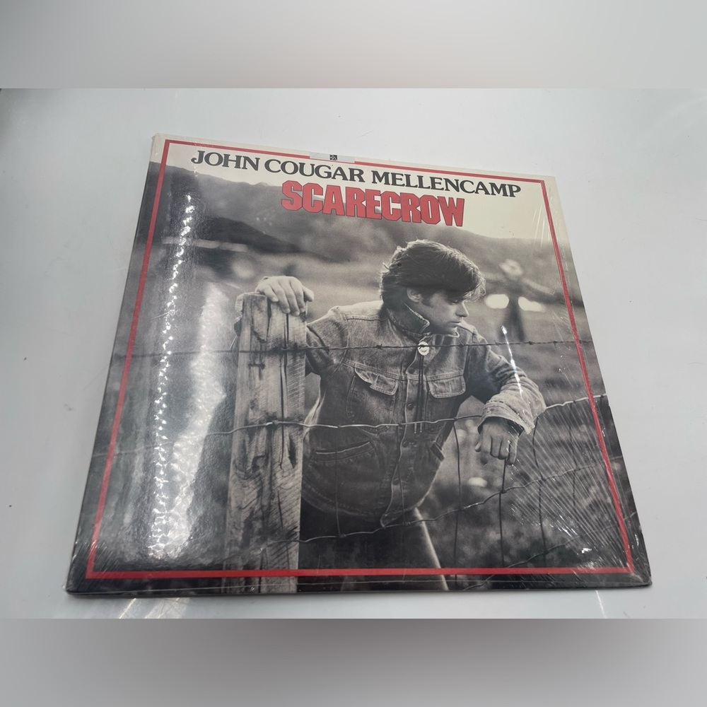 VINYL LP John Cougar Mellencamp - Scarecrow Riva Columbia